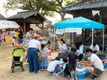 高砂市米田地区「ふれあい夏祭り」に高砂支店職員がスタッフとして参加しました。