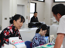 朝来市「生野夏物語」に役職員がスタッフとして参加しました。