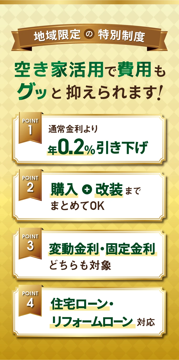 空き家活用のポイント