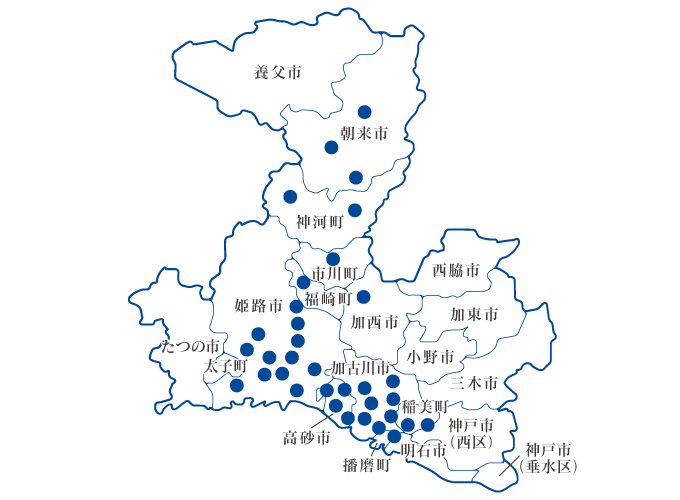 解説図：たんようのエリア